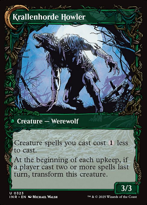 Duskwatch Recruiter // Krallenhorde Howler (back face)