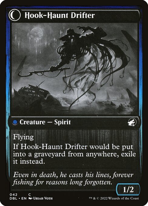 Baithook Angler // Hook-Haunt Drifter (back face)