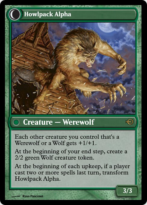 Mayor of Avabruck // Howlpack Alpha (back face)