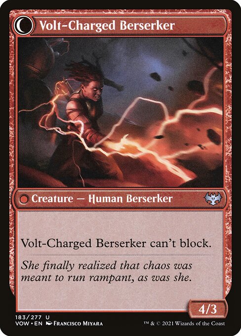 Voltaic Visionary // Volt-Charged Berserker (back face)