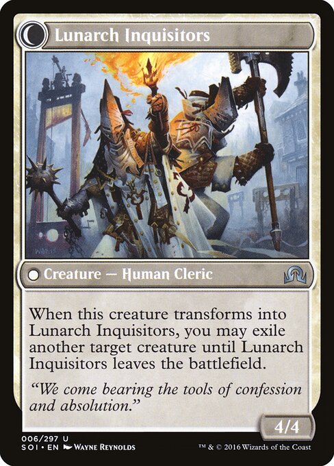 Avacynian Missionaries // Lunarch Inquisitors (back face)