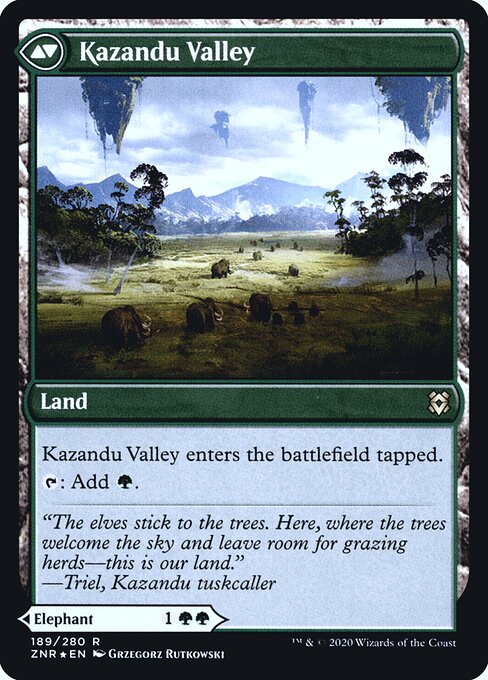 Kazandu Mammoth // Kazandu Valley (back face)