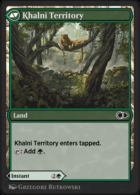 Khalni Ambush // Khalni Territory (back face)