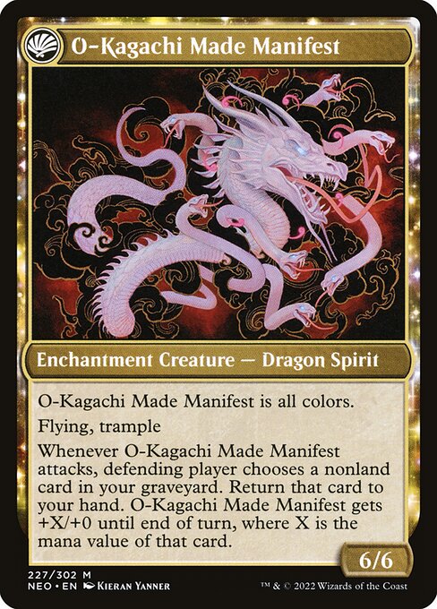 The Kami War // O-Kagachi Made Manifest (back face)