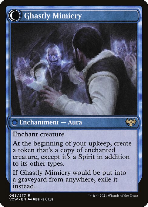 Mirrorhall Mimic // Ghastly Mimicry (back face)