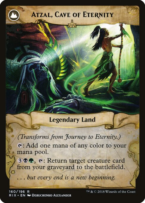 Journey to Eternity // Atzal, Cave of Eternity (back face)