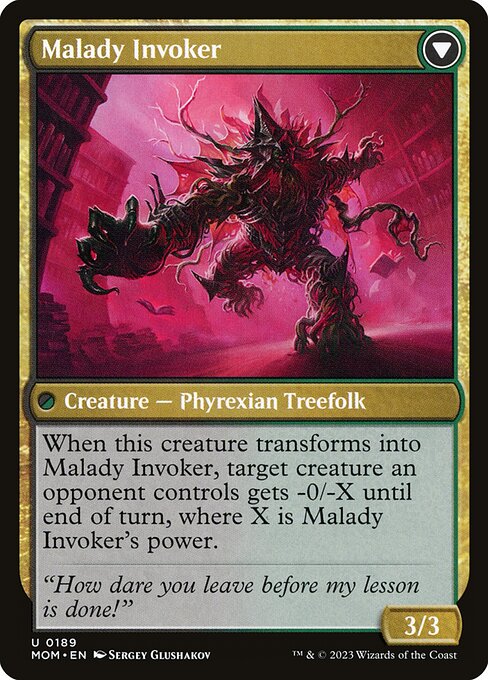 Herbology Instructor // Malady Invoker (back face)