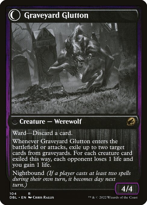 Graveyard Trespasser // Graveyard Glutton (back face)