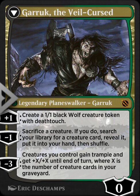 Garruk Relentless // Garruk, the Veil-Cursed (back face)