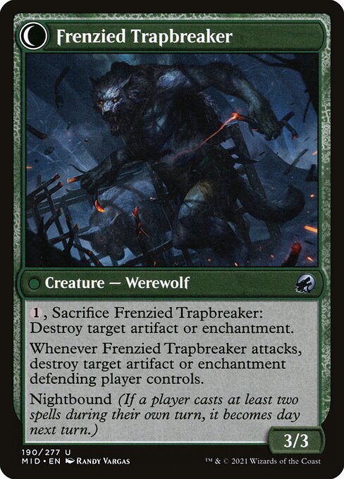 Outland Liberator // Frenzied Trapbreaker (back face)