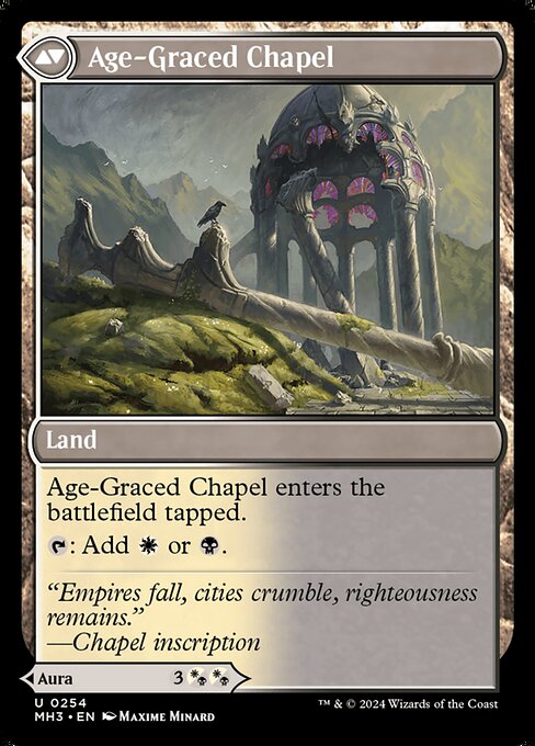 Glasswing Grace // Age-Graced Chapel (back face)