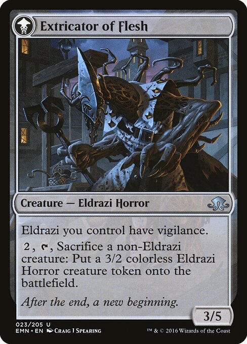 Extricator of Sin // Extricator of Flesh (back face)