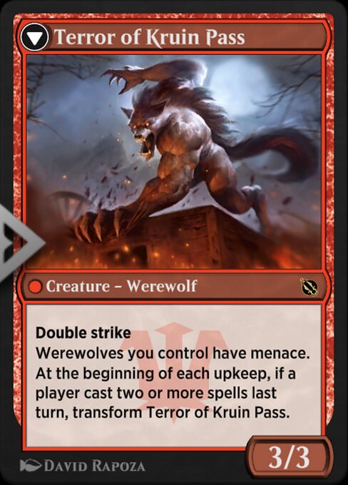 Kruin Outlaw // Terror of Kruin Pass (back face)