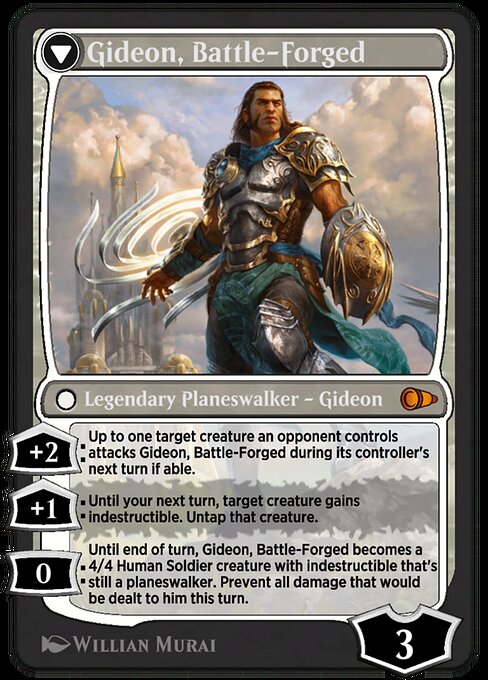 Kytheon, Hero of Akros // Gideon, Battle-Forged (back face)