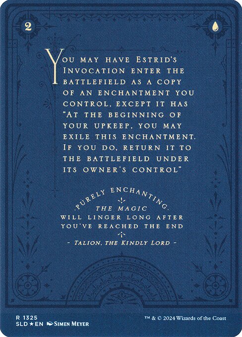 Estrid's Invocation // Estrid's Invocation (back face)