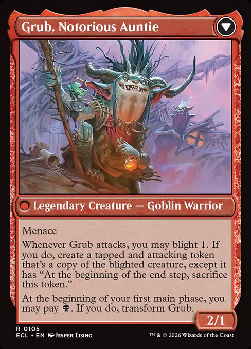 Grub, Storied Matriarch // Grub, Notorious Auntie (back face)
