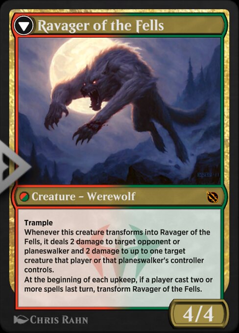 Huntmaster of the Fells // Ravager of the Fells (back face)