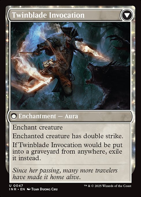 Twinblade Geist // Twinblade Invocation (back face)