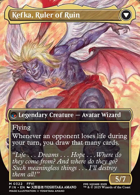 Kefka, Court Mage // Kefka, Ruler of Ruin (back face)