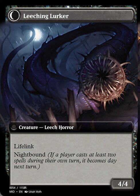 Curse of Leeches // Leeching Lurker (back face)