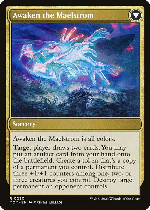 Invasion of Alara // Awaken the Maelstrom (back face)