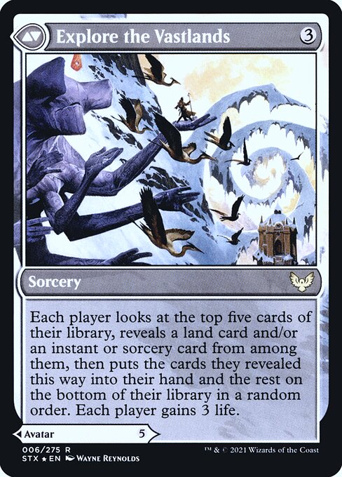 Wandering Archaic // Explore the Vastlands (back face)