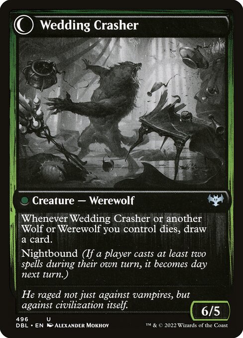 Wolfkin Outcast // Wedding Crasher (back face)