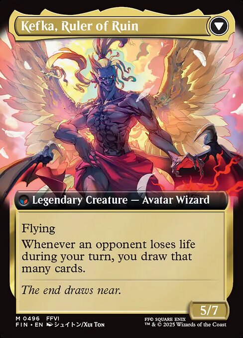 Kefka, Court Mage // Kefka, Ruler of Ruin (back face)
