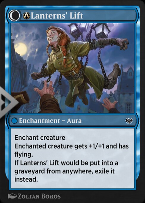 A-Lantern Bearer // A-Lanterns' Lift (back face)