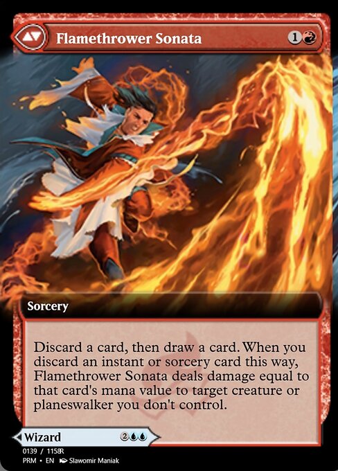 Torrent Sculptor // Flamethrower Sonata (back face)