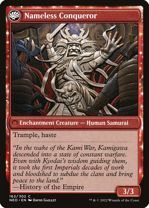 The Shattered States Era // Nameless Conqueror (back face)