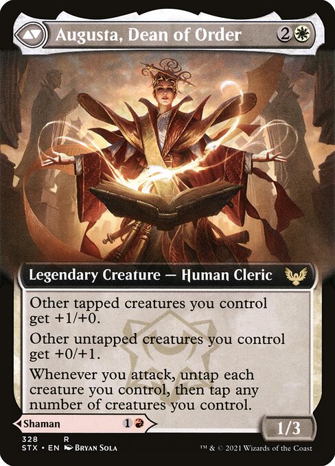 Plargg, Dean of Chaos // Augusta, Dean of Order (back face)