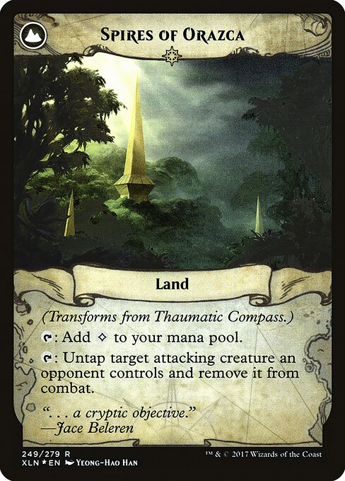 Thaumatic Compass // Spires of Orazca (back face)