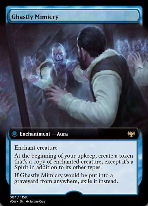 Mirrorhall Mimic // Ghastly Mimicry (back face)