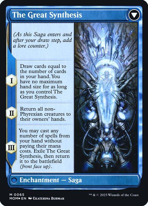 Jin-Gitaxias // The Great Synthesis (back face)