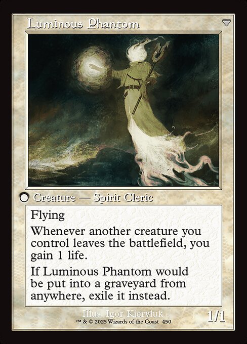 Lunarch Veteran // Luminous Phantom (back face)