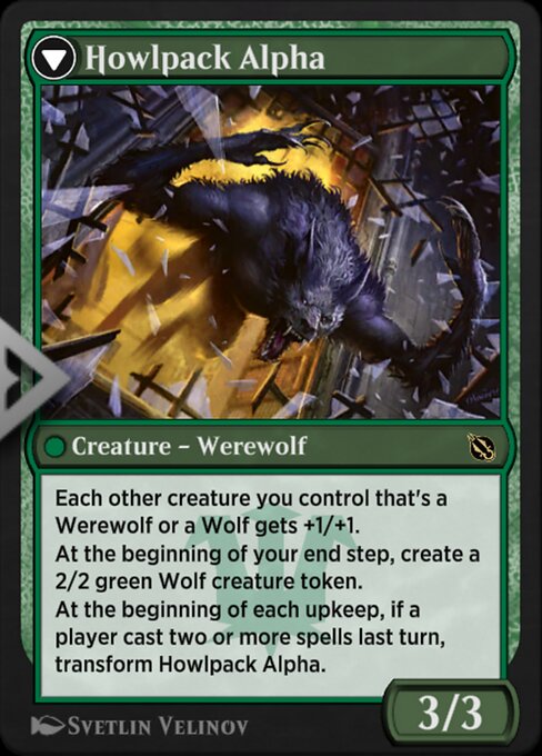 Mayor of Avabruck // Howlpack Alpha (back face)