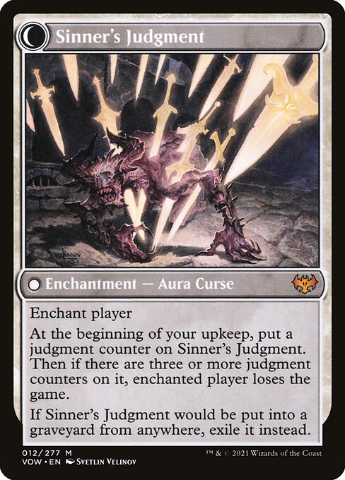 Faithbound Judge // Sinner's Judgment (back face)