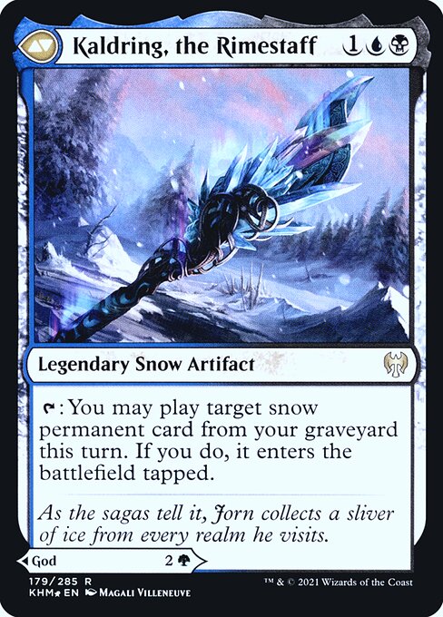 Jorn, God of Winter // Kaldring, the Rimestaff (back face)