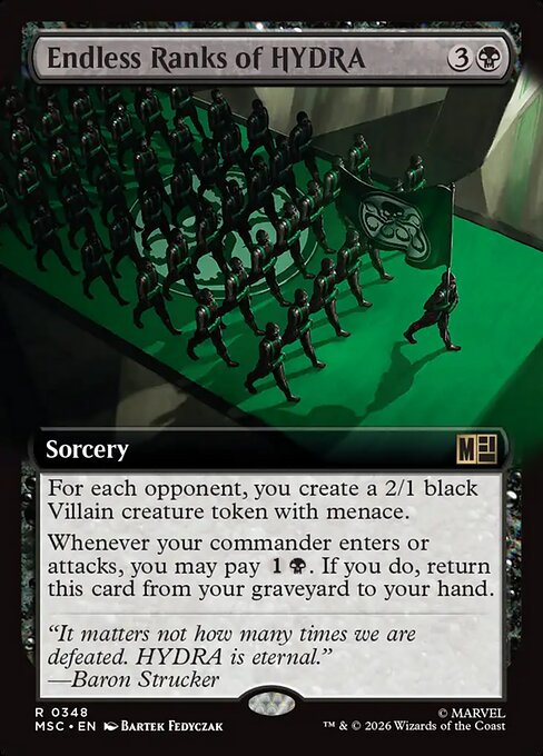 Endless Ranks of HYDRA