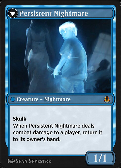 Startled Awake // Persistent Nightmare (back face)