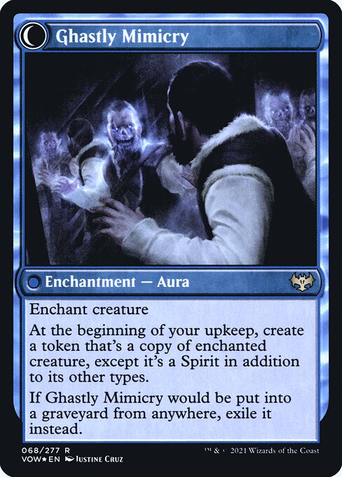 Mirrorhall Mimic // Ghastly Mimicry (back face)