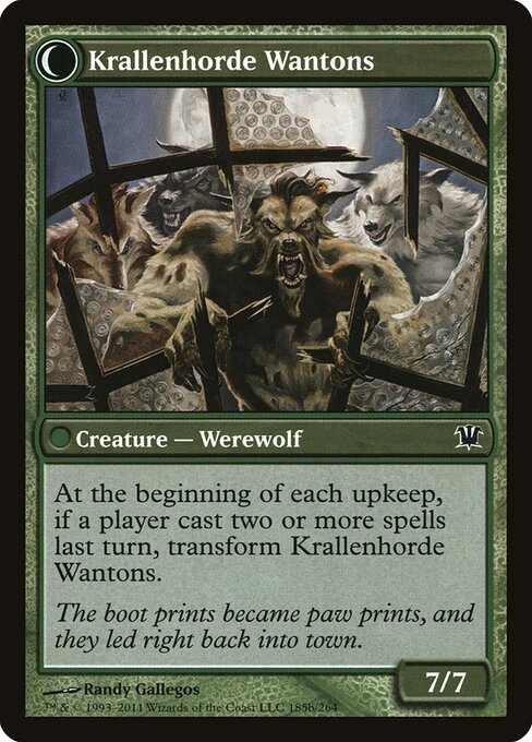 Grizzled Outcasts // Krallenhorde Wantons (back face)