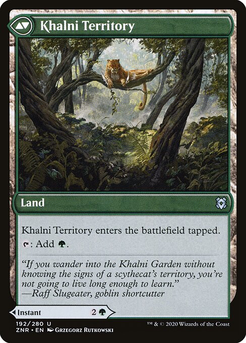 Khalni Ambush // Khalni Territory (back face)