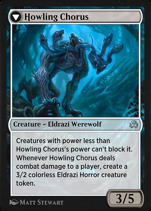 Shrill Howler // Howling Chorus (back face)