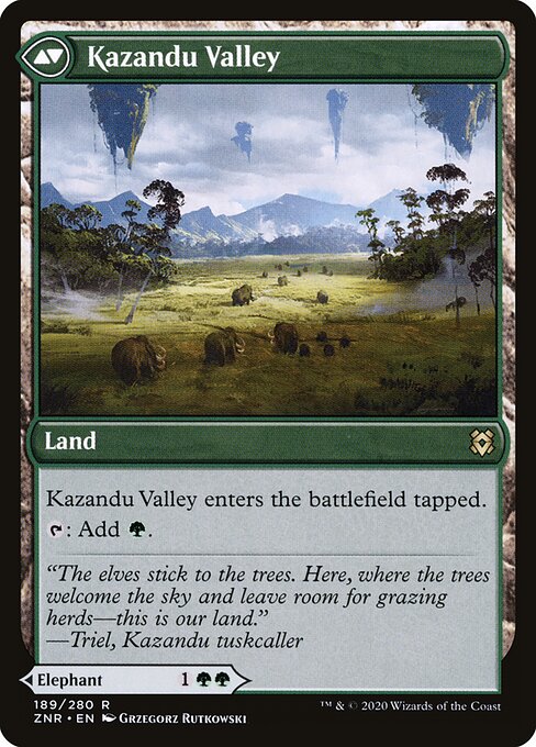 Kazandu Mammoth // Kazandu Valley (back face)