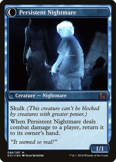 Startled Awake // Persistent Nightmare (back face)