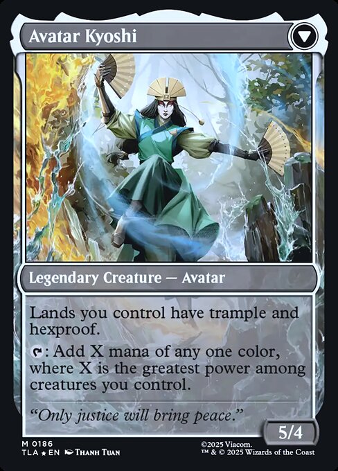 The Legend of Kyoshi // Avatar Kyoshi (back face)