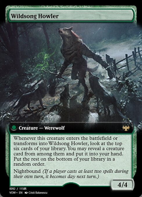 Howlpack Piper // Wildsong Howler (back face)