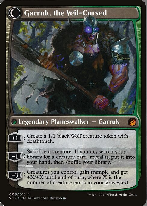Garruk Relentless // Garruk, the Veil-Cursed (back face)